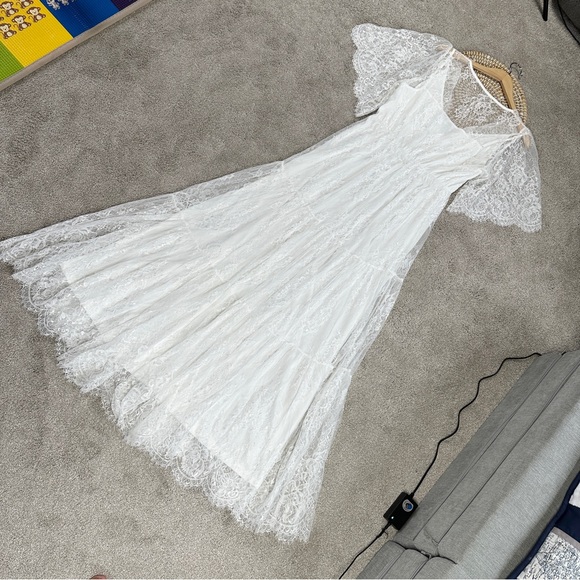 Baltic Born White Lace Maxi Dress - Picture 9 of 15